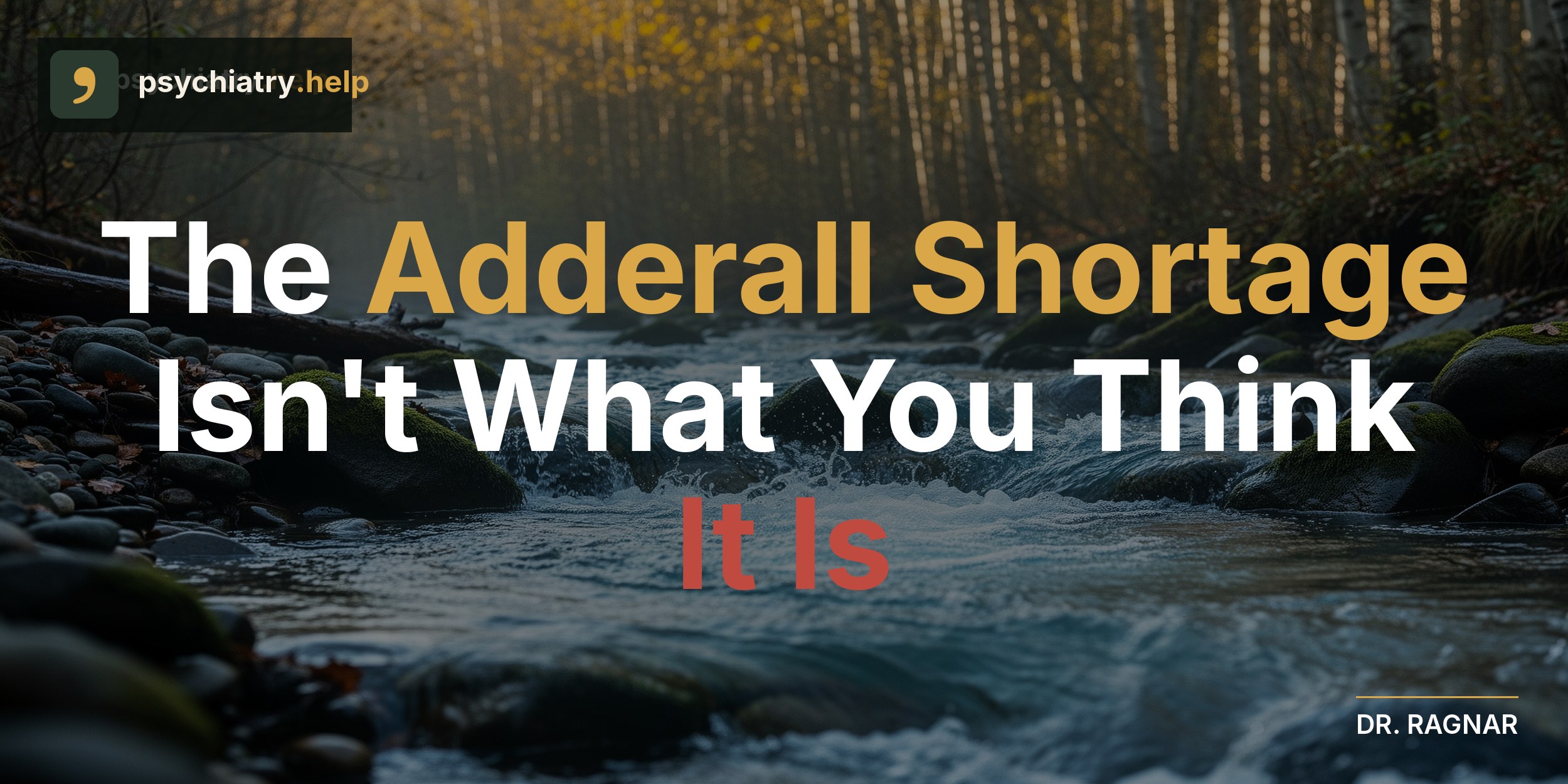 The Adderall shortage isn’t what you think it is