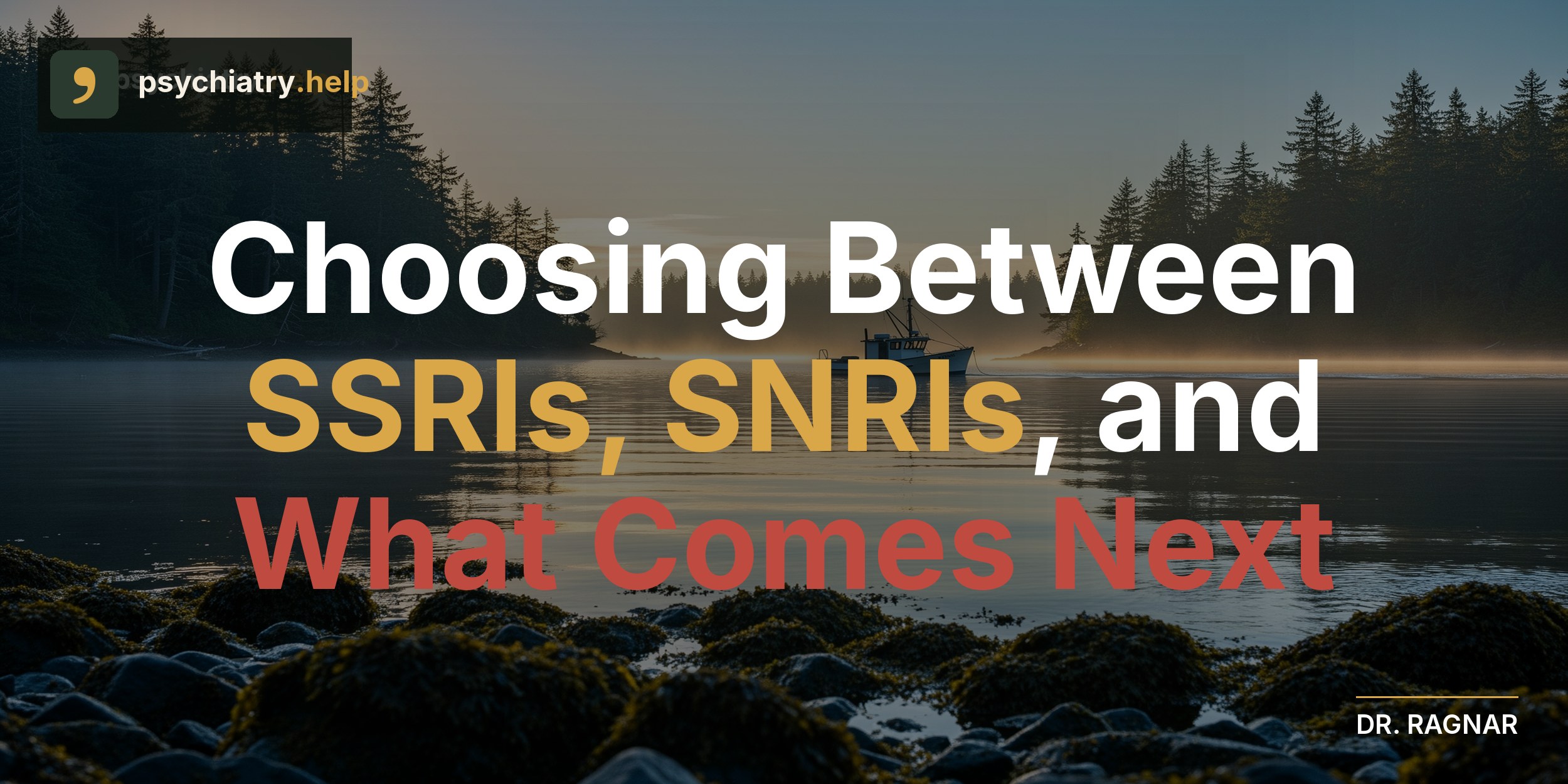 Choosing between SSRIs, SNRIs, and what comes next