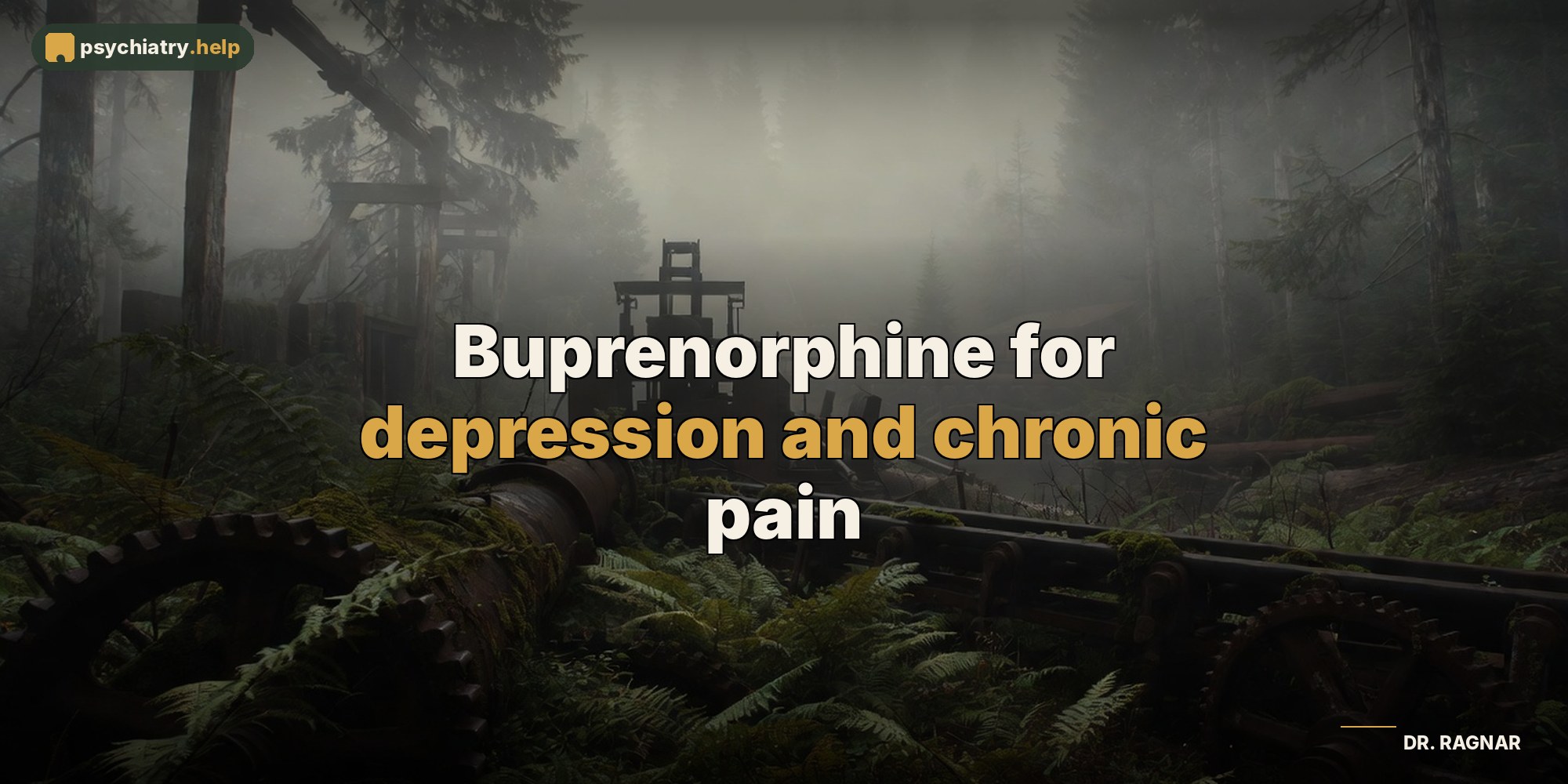 Buprenorphine for depression and chronic pain