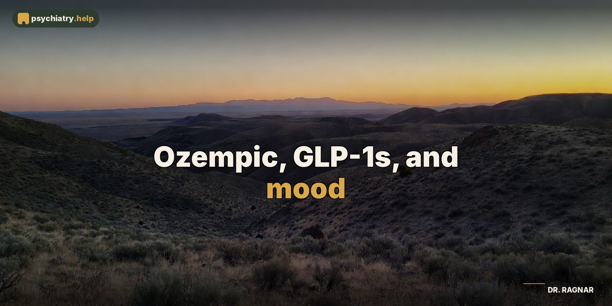 Ozempic, GLP-1s, and mood