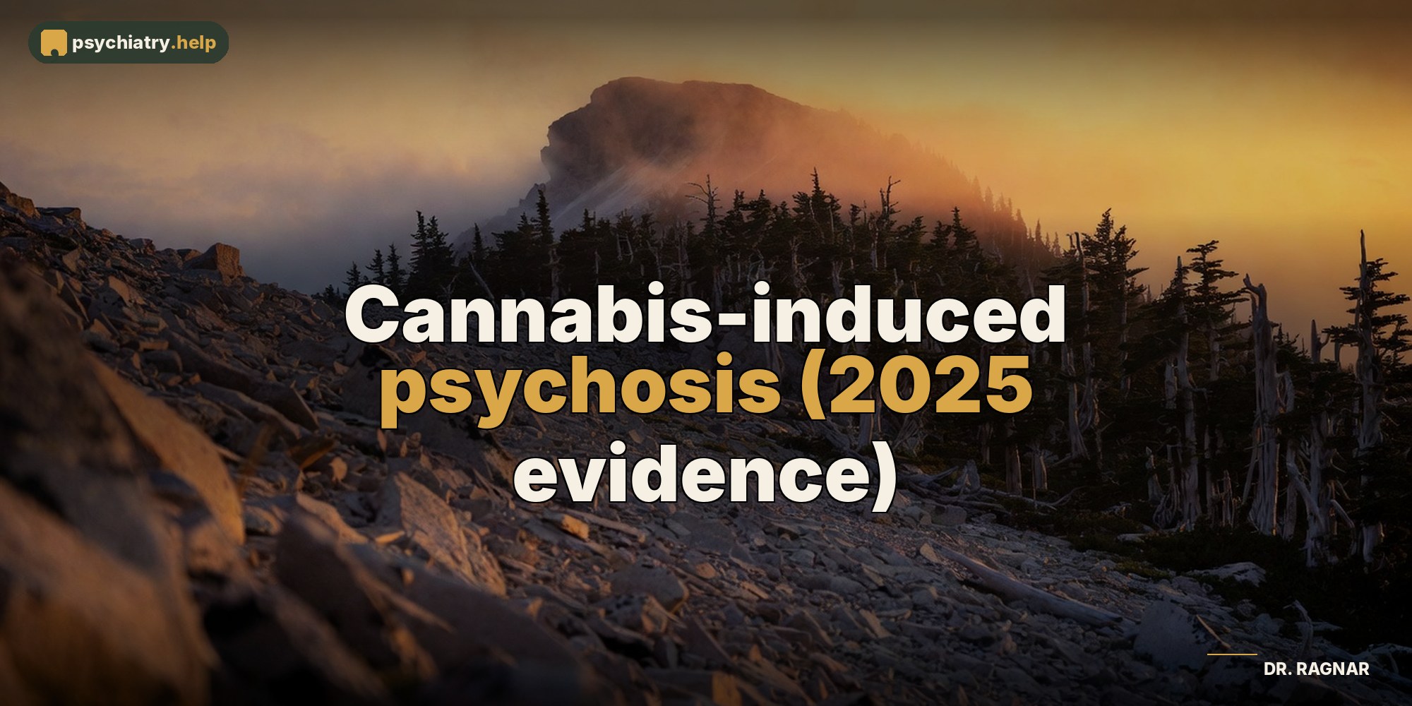 Cannabis-induced psychosis (2025 evidence)