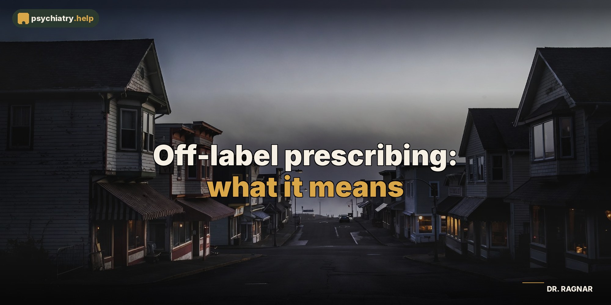 Off-label prescribing: what it means