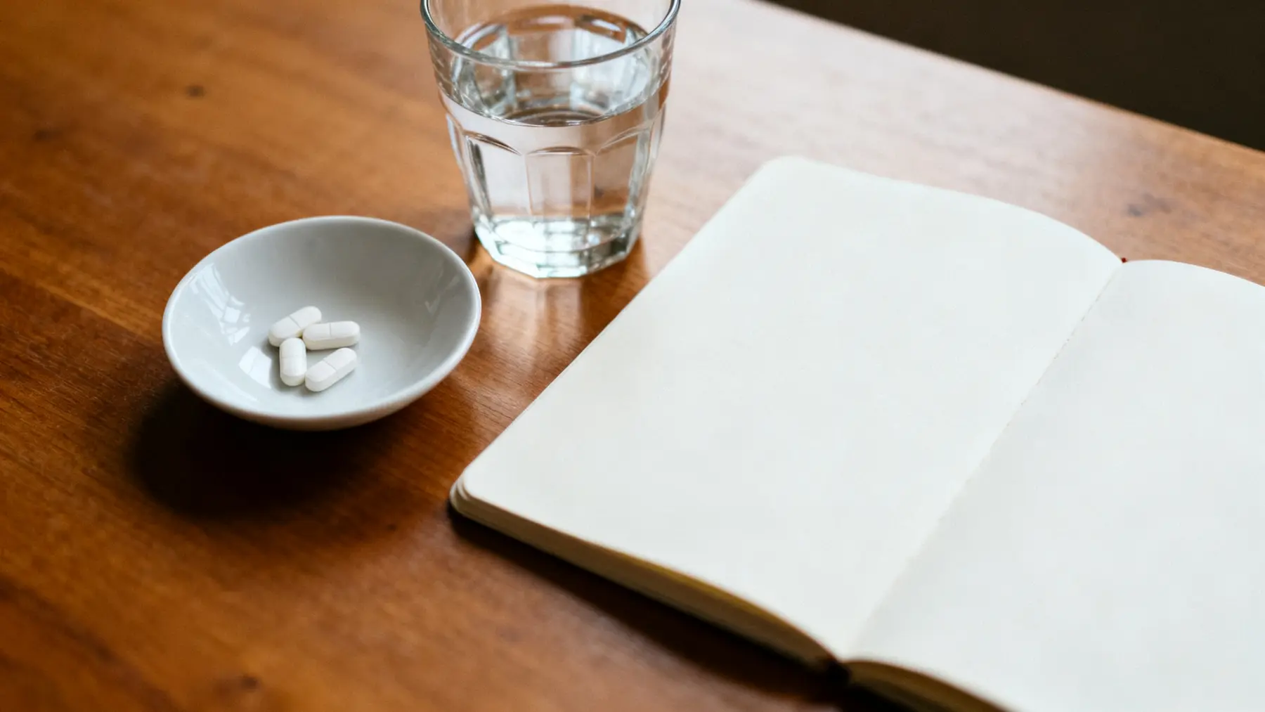 Clean medication still life for Qelbree, no readable text