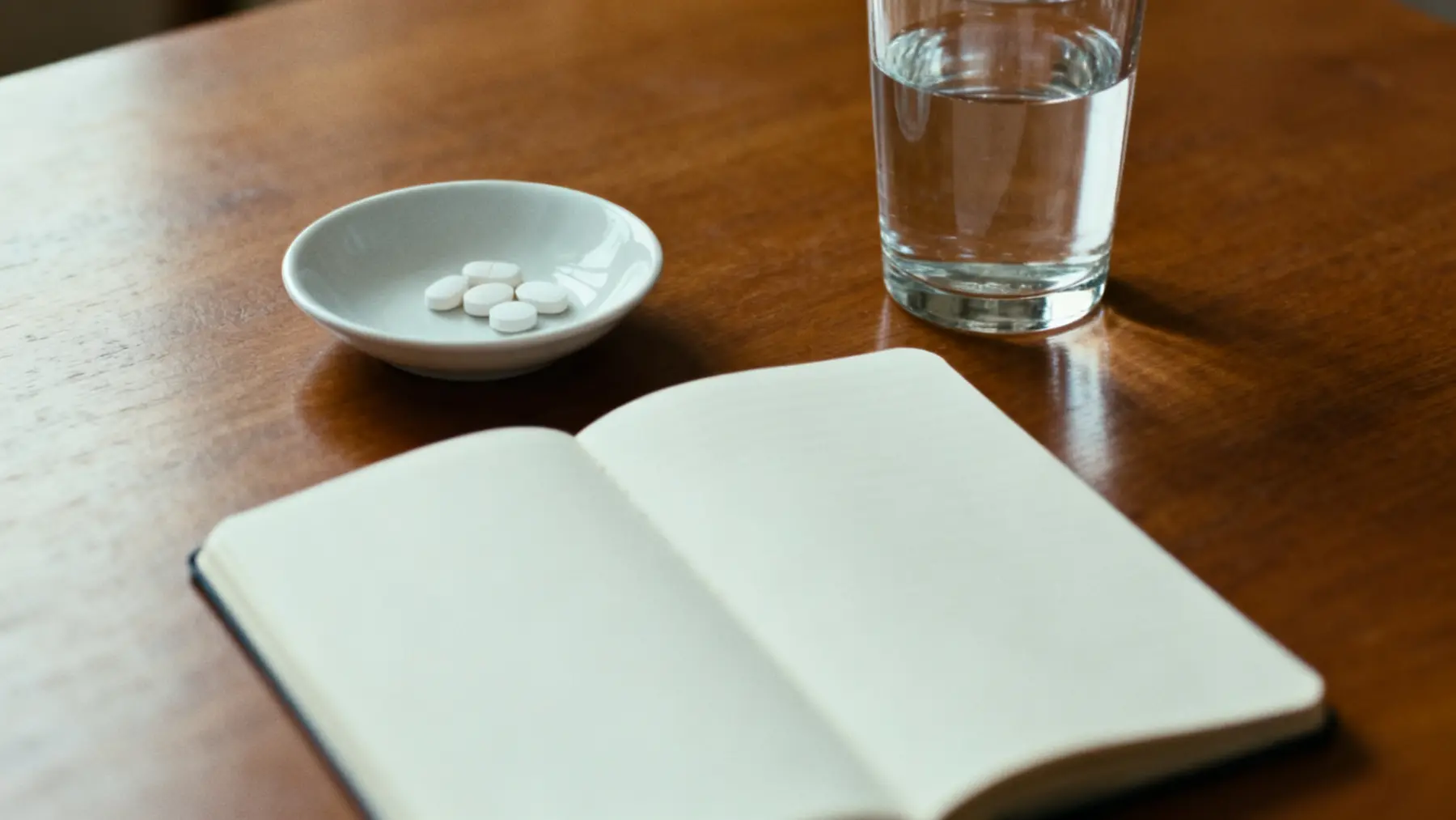 Clean medication still life for Concerta, no readable text