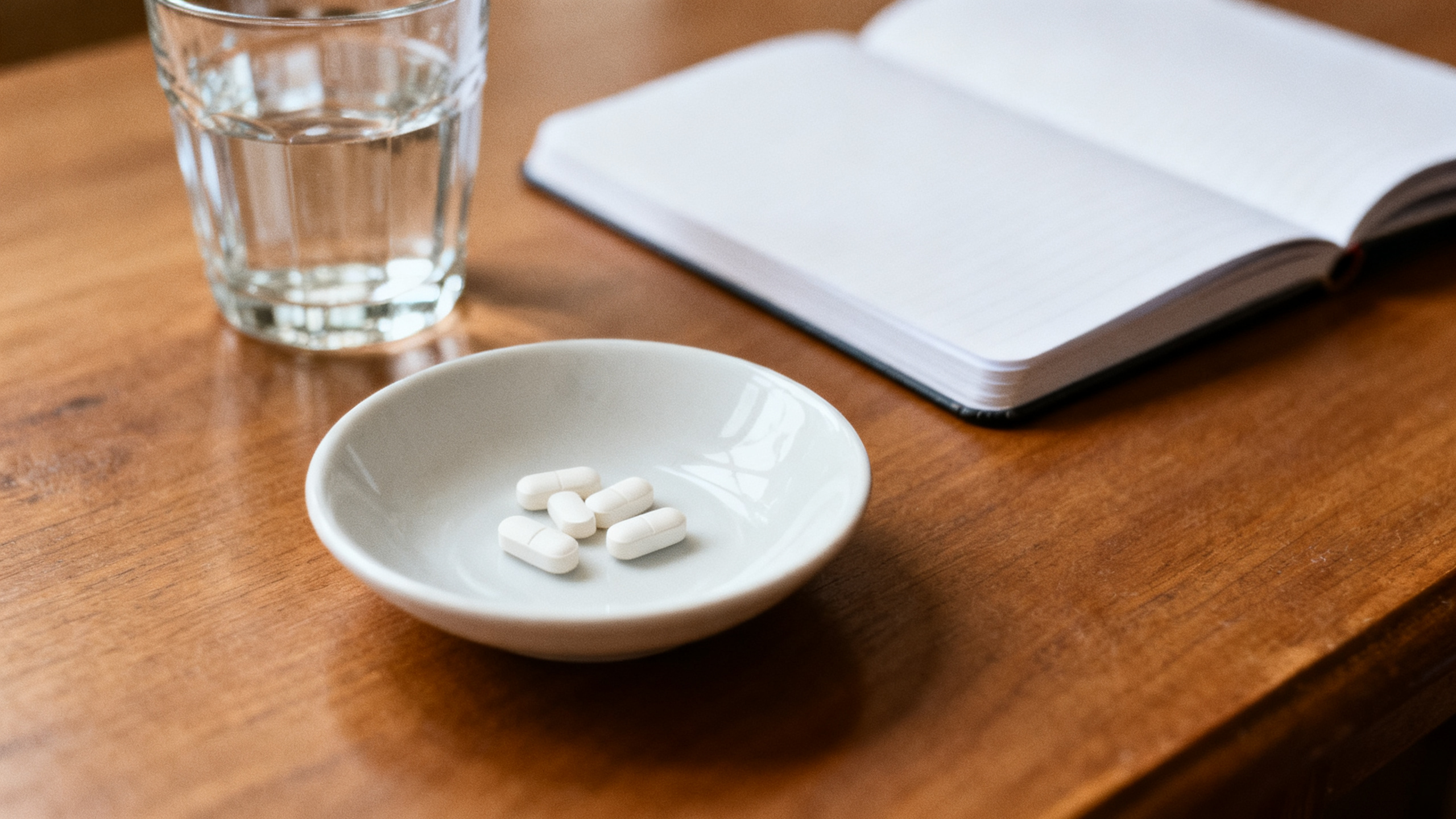 Clean medication still life for Lofexidine, no readable text