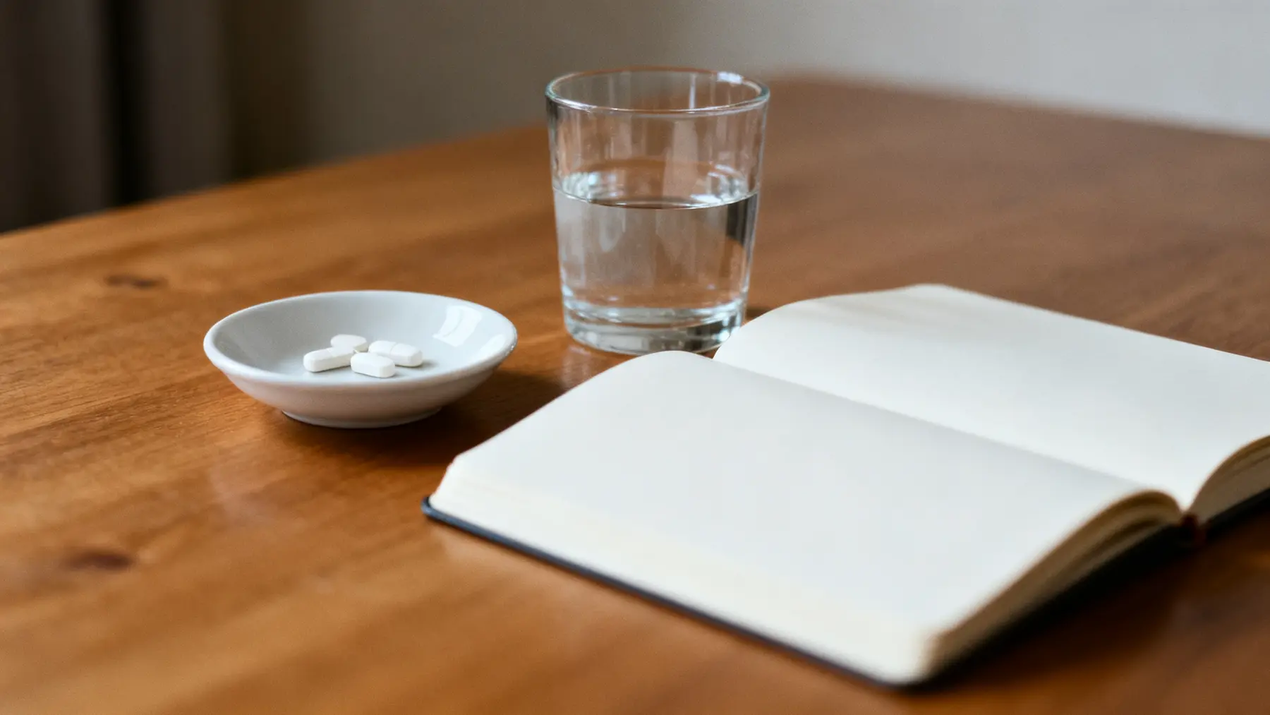 Clean medication still life for Methadone, no readable text