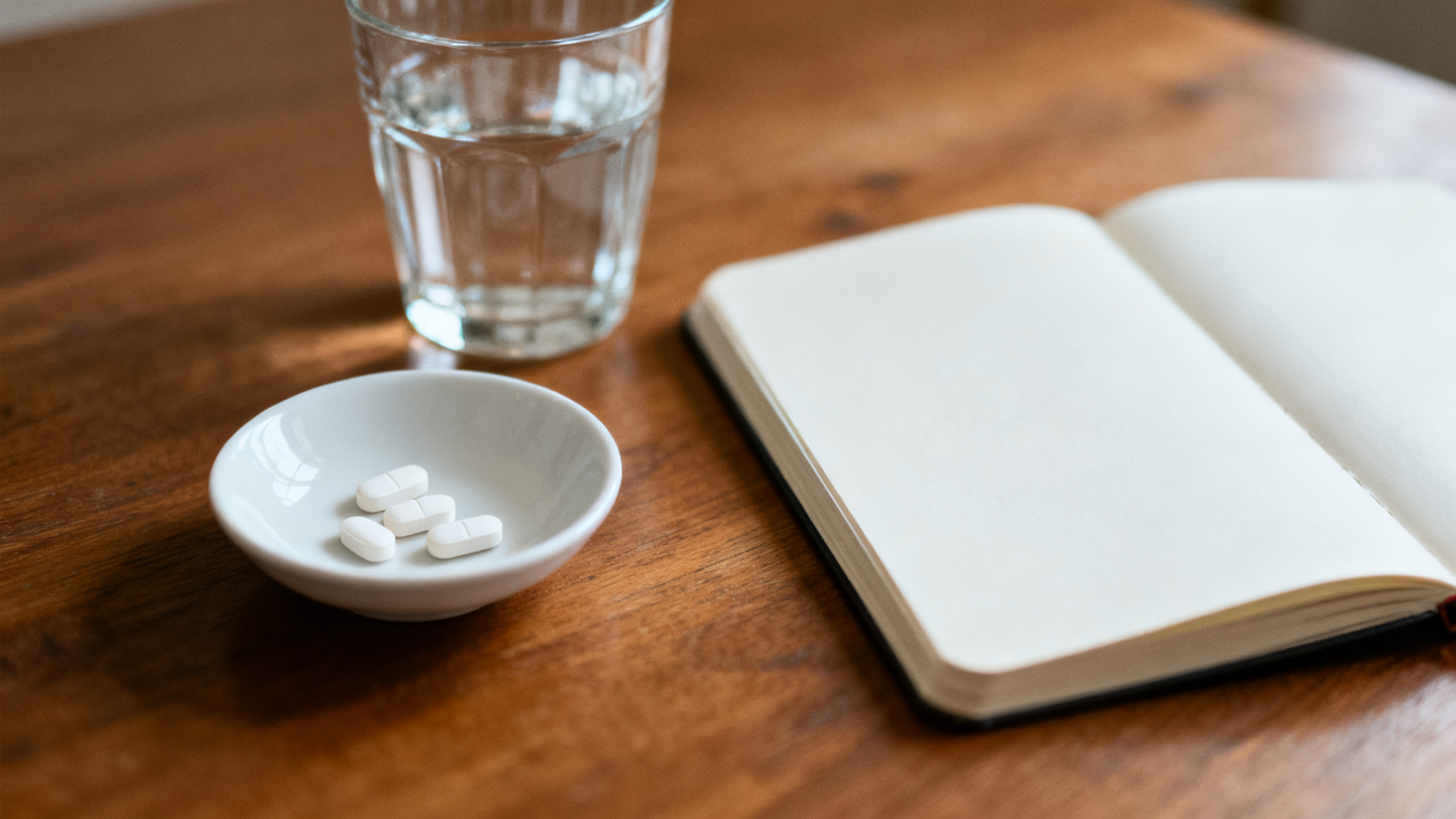 Clean medication still life for Armodafinil, no readable text