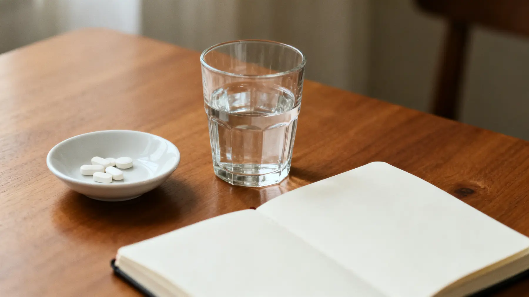 Clean medication still life for Evekeo, no readable text