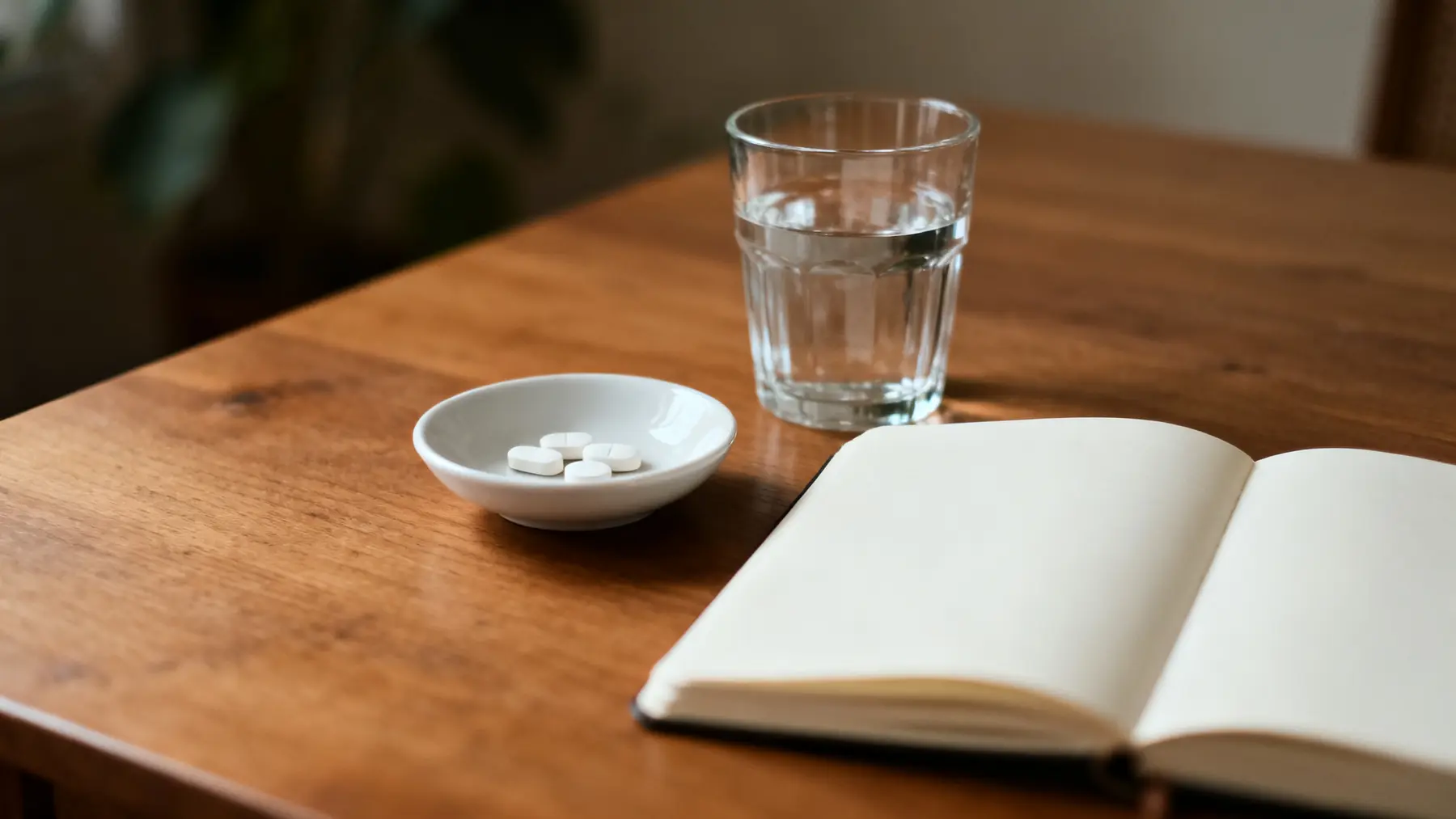 Clean medication still life for Lemborexant, no readable text