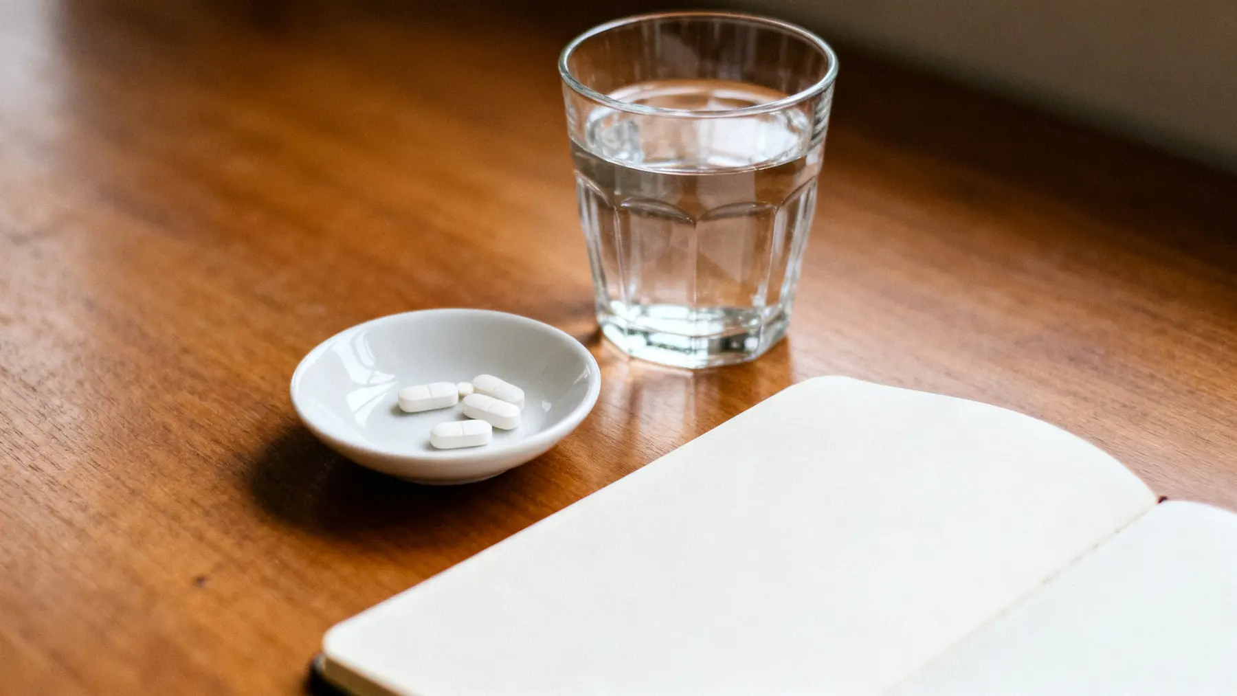 Clean medication still life for Diazepam,  no readable text