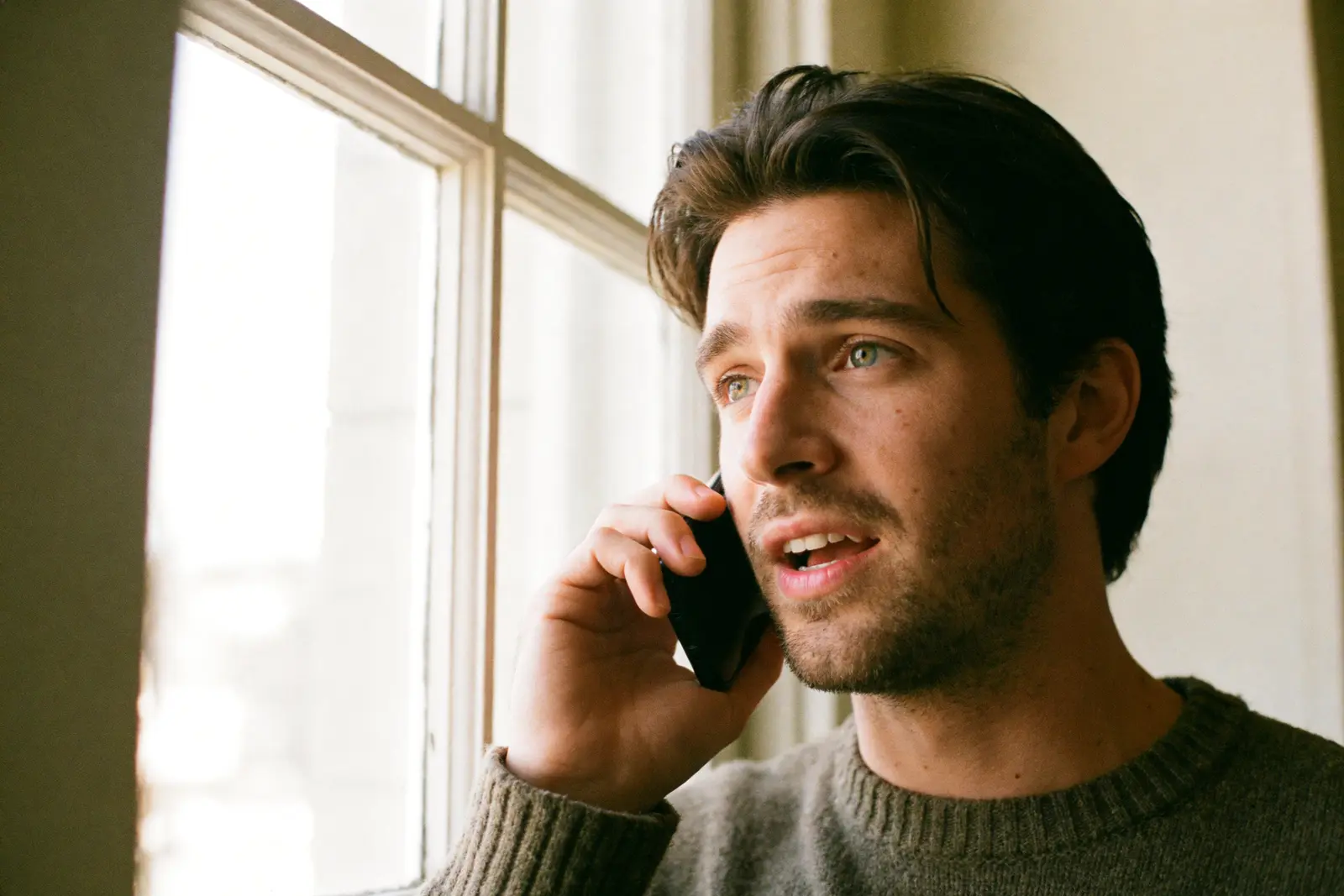 A man on the phone with his prescriber having the conversation instead of quietly quitting