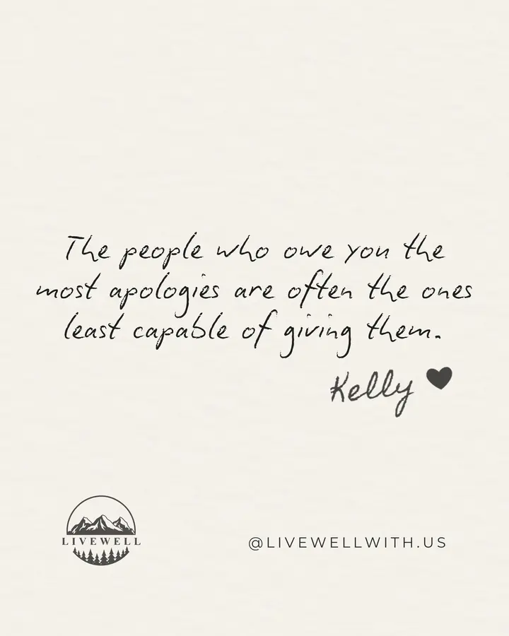 Sometimes the hardest part of healing isn’t the original hurt