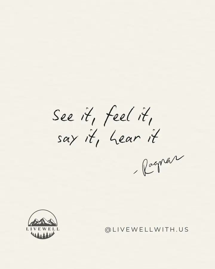 Yes, it sounds like a pep talk you give yourself in the mirror