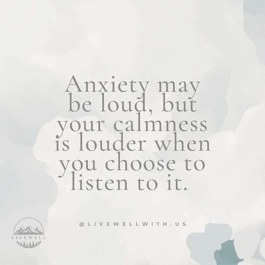 Anxiety can feel overwhelming and loud, but in moments of stress, your inner cal