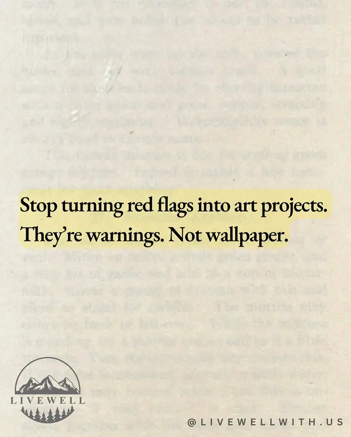 You don’t need to explain them away, reframe them, or pretend they’re no big