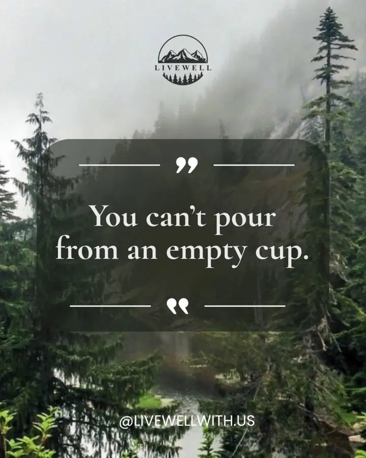 I know you love showing up for others