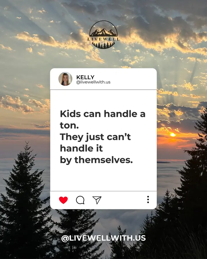 Kids do not need perfect parents or perfectly controlled environments
