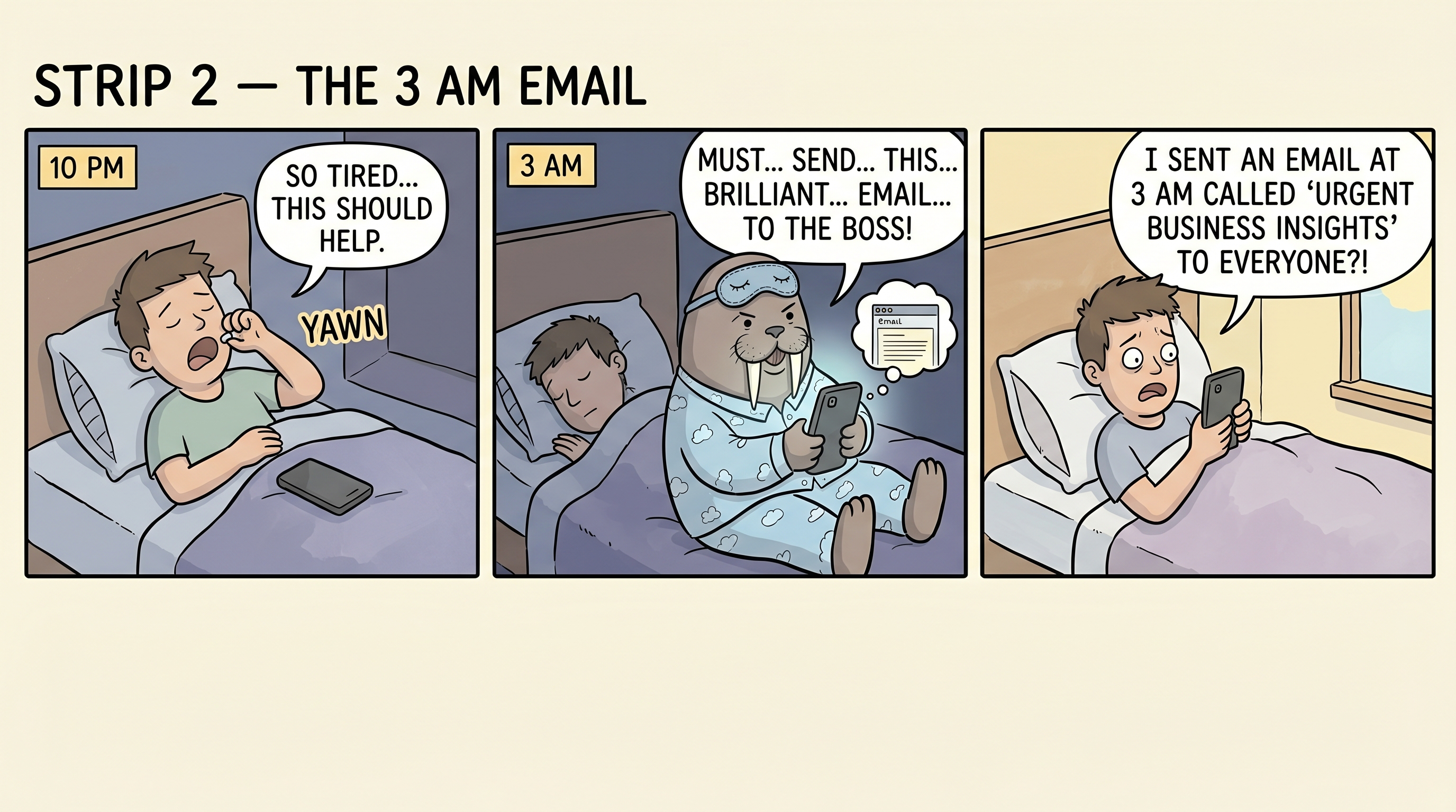Ambien Walrus comic