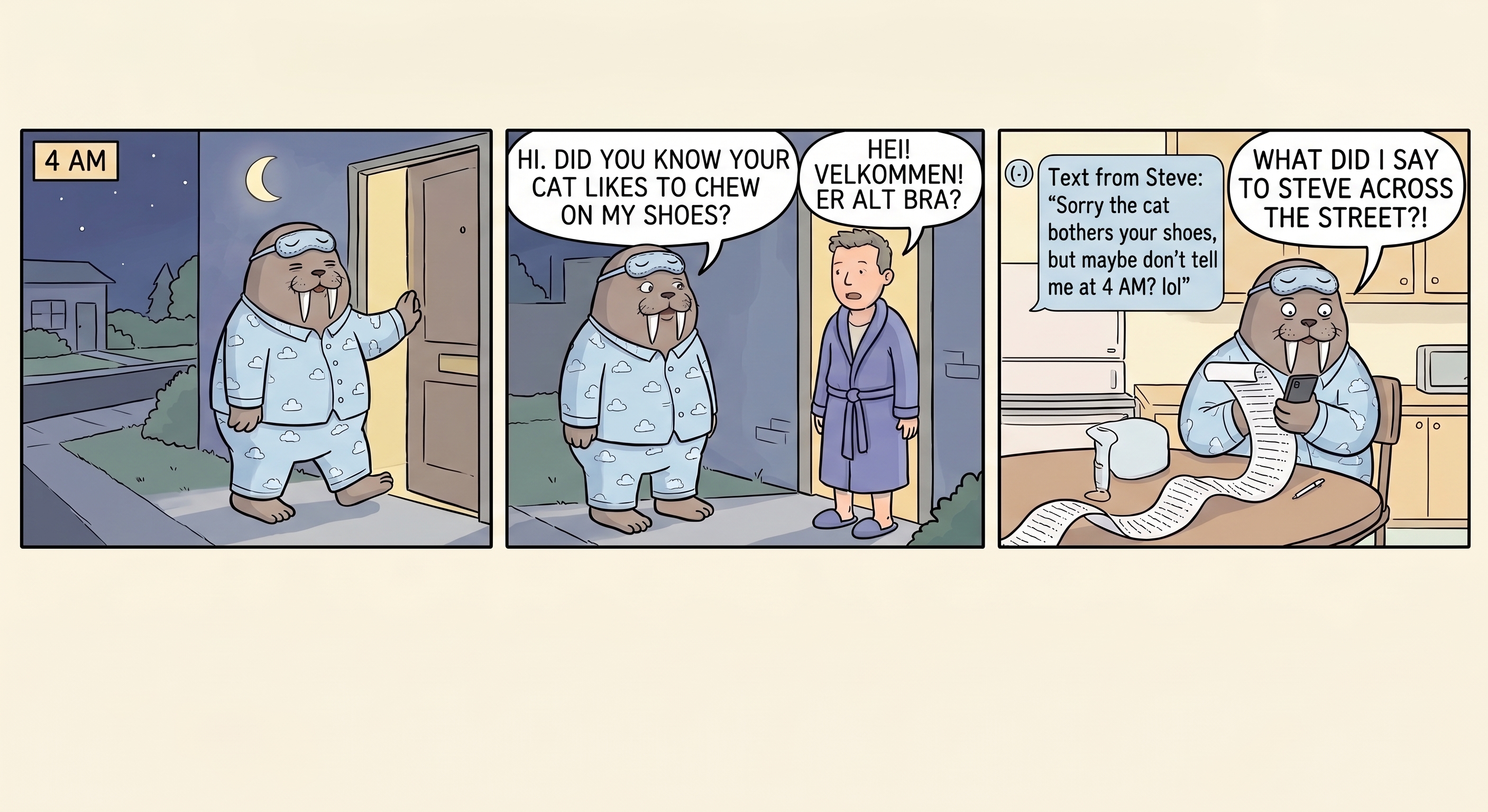 Ambien Walrus comic